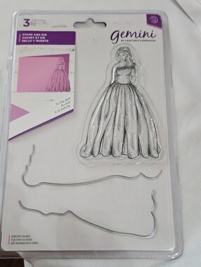 Crafter's Companion - To the Ball Dress Stamp & Die Set